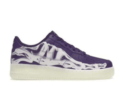 Nike Air Force 1 Low 'Purple Skeleton Halloween'