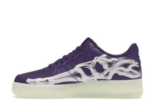 Nike Air Force 1 Low 'Purple Skeleton Halloween' - Imagen 3