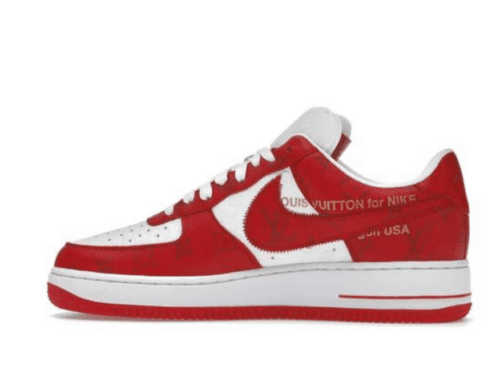 Louis Vuitton Nike Air Force 1 Low 'By Virgil Abloh White Red' - Imagen 2