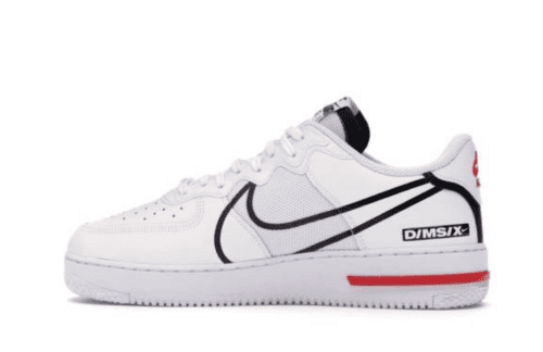 Nike Air Force 1 React 'White Black Red' - Imagen 2