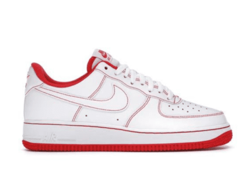 Nike Air Force 1 Low 07 'White University Red'