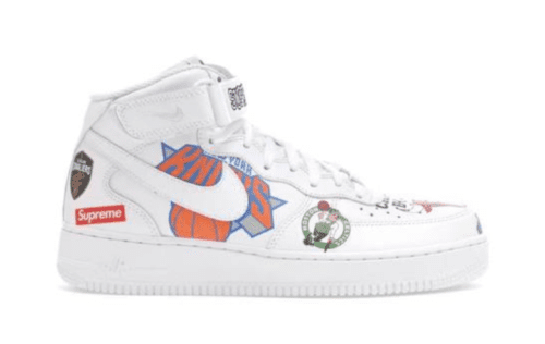 Nike Air Force 1 Mid 'Supreme NBA White'