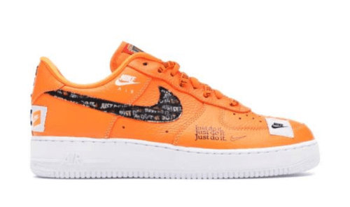Nike Air Force 1 Low 07 'Just Do It Pack Total Orange'