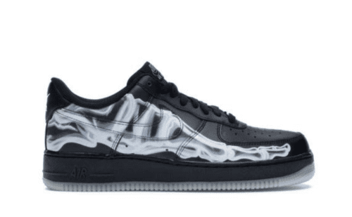 Nike Air Force 1 Low  'Black Skeleton Halloween'
