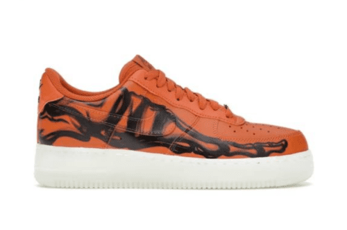 Nike Air Force 1 Low  'Orange Skeleton Halloween'