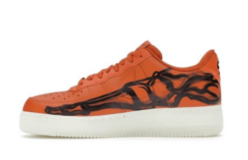 Nike Air Force 1 Low  'Orange Skeleton Halloween' - Imagen 2