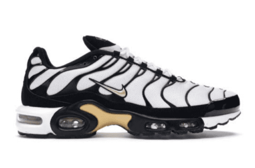 Nike Air Max Plus 'White Black Metallic Gold'