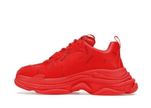 Balenciaga Triple S 'Allover Logo Red' - Imagen 3