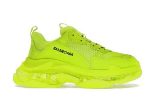 Balenciaga Triple S Clear Sole 'Flou Yellow'
