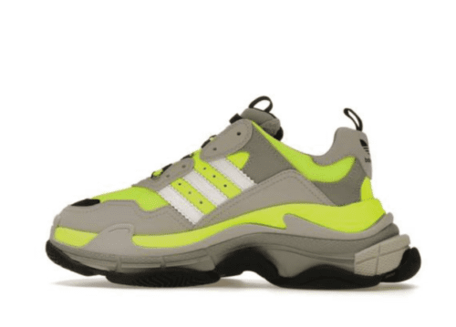 Balenciaga x Adidas Triple S 'Fluo Yellow' - Imagen 2