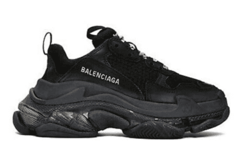 Balenciaga Triple S Clear Sole 'Black '