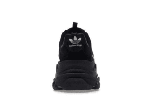 Balenciaga x Adidas Triple S 'Black White' - Imagen 3