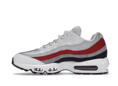 Nike Air Max 95 'White Varsity Red Particle Gray' - Imagen 2