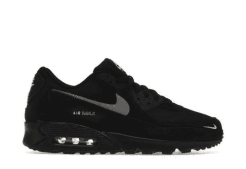Nike Air Max 90 'Black Yellow Strike Metallic Cool Grey'