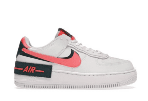 Nike Air Force 1 Low Shadow 'White Solar Red'
