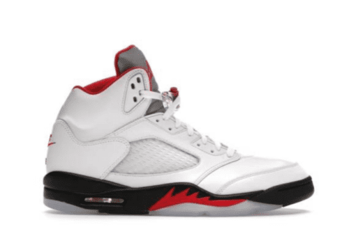 Jordan 5 Retro 'Fire Red Silver Tongue'