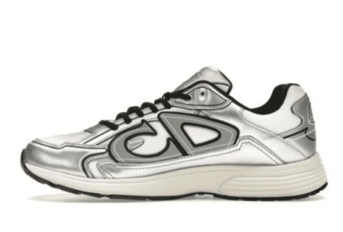 Dior B30 'White Mesh Silver Tone Metallic Calfskin' - Imagen 2