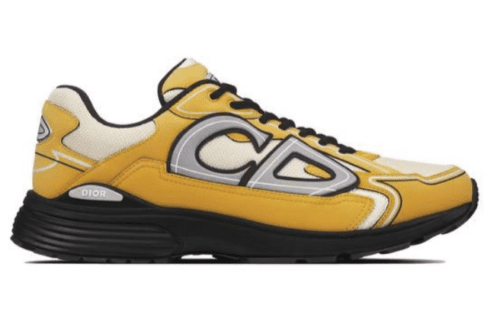 Dior B30 Low Top 'Cream Mesh Yellow Technical Fabric'