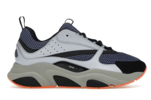 Dior B22 'Blue Technical Mesh Light Blue Grey Orange'