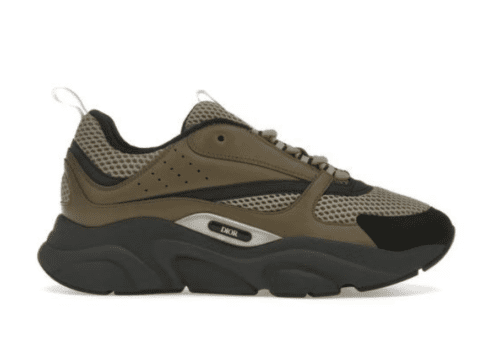 Dior B22 'Khaki Black Calfskin'