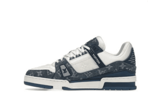 Louis Vuitton LV Trainer 'Monogram Denim White Blue' - Imagen 2