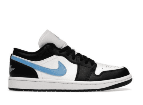 Jordan 1 Low  'Black University Blue White'
