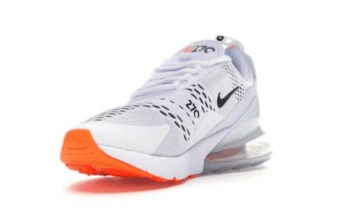 Nike Air Max 270 'White Black Total Orange' - Imagen 2