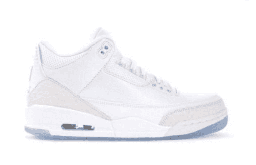 Jordan 3 Retro 'Pure White'