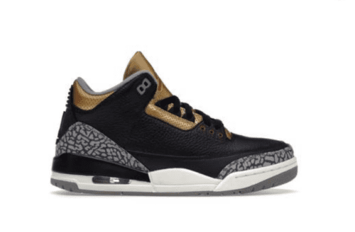 Jordan 3 Retro 'Black Cement Gold'