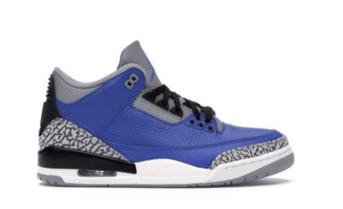 Jordan 3 Retro 'Royal Blue Concrete Gray'