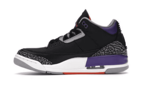 Jordan 3 Retro 'Black Court Purple' - Imagen 2