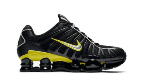 Nike Shox TL 'Black Dynamic Yellow Metallic Silver'