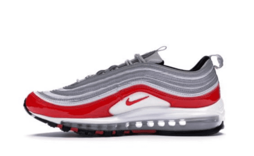 Nike Air Max 97 'Pure Platinum University Red' - Imagen 2