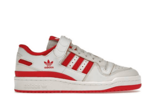 Adidas Forum  84 Low 'Off White Vivid Red Footwear White '