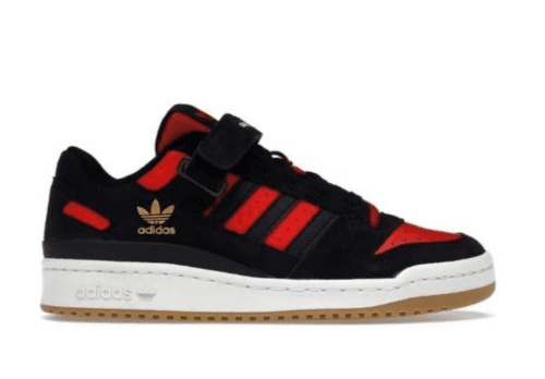 Adidas Forum Low 'Core Black Vivid  Red'