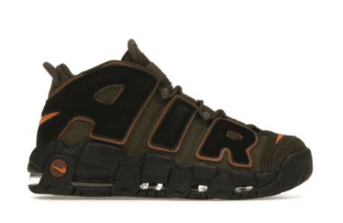 Nike Air More Uptempo 96 'Cargo Khaki Alpha Orange'