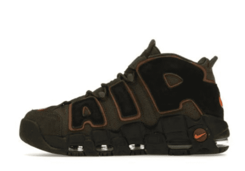 Nike Air More Uptempo 96 'Cargo Khaki Alpha Orange' - Imagen 2